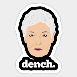 Dame Judi Dench Sticker